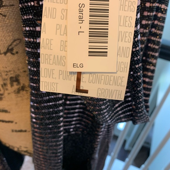 NWT Elegant Collection LuLaRoe Sarah in Large - Picture 3 of 3
